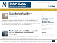 Tablet Screenshot of marktding.de